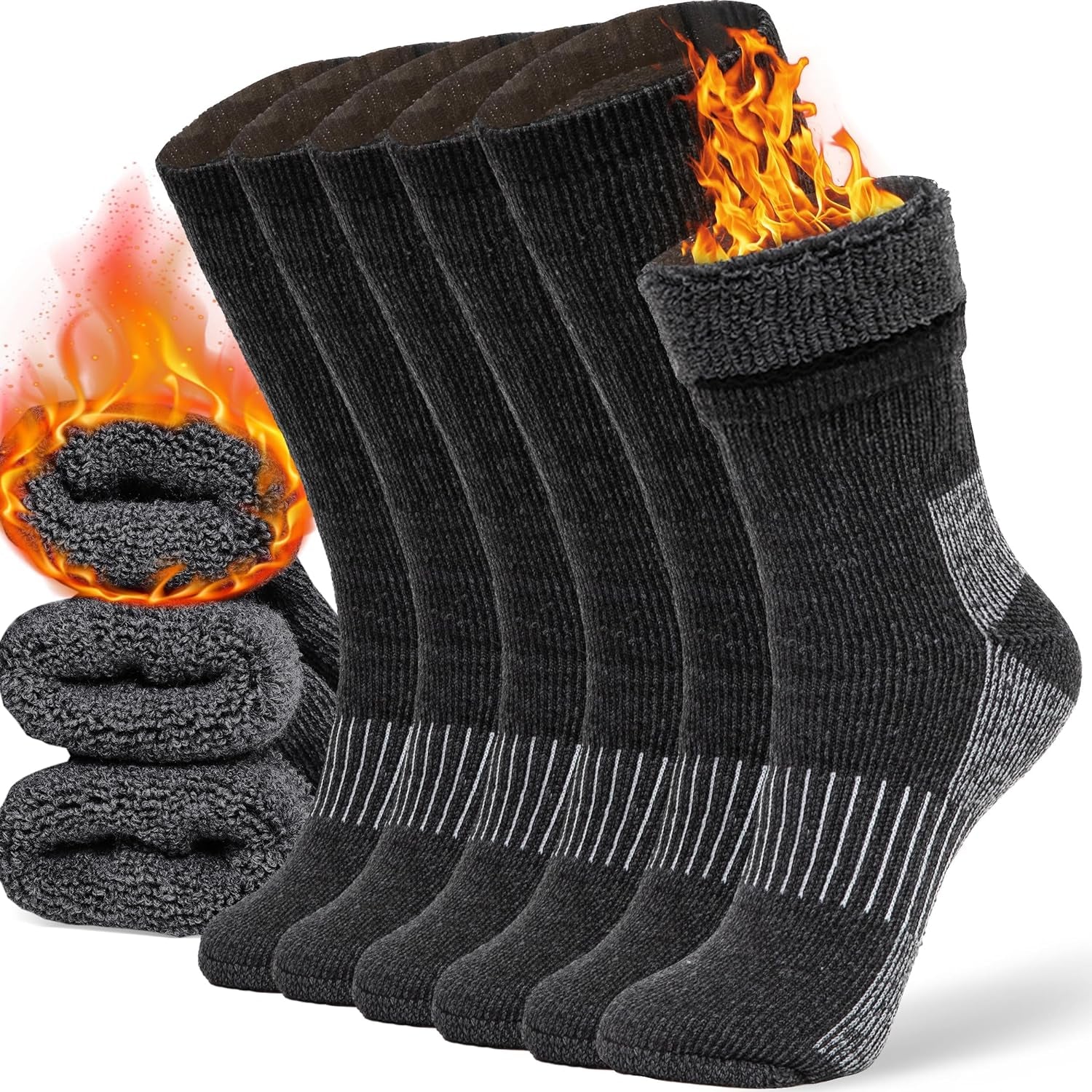 Warm wool socks for men and women